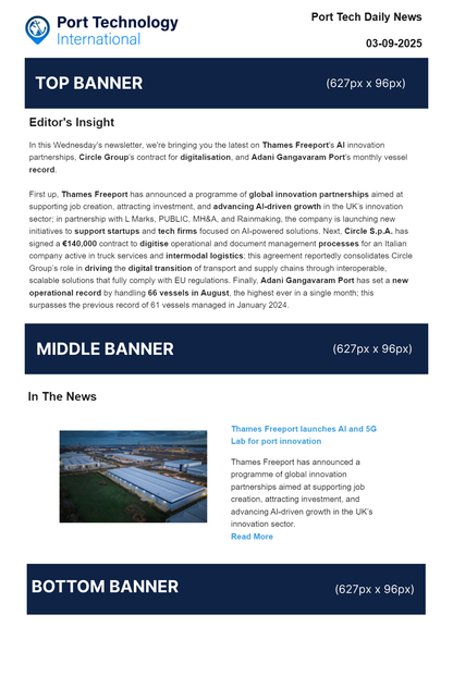 Newsletter Banner - Middle Banner (Two Weeks)